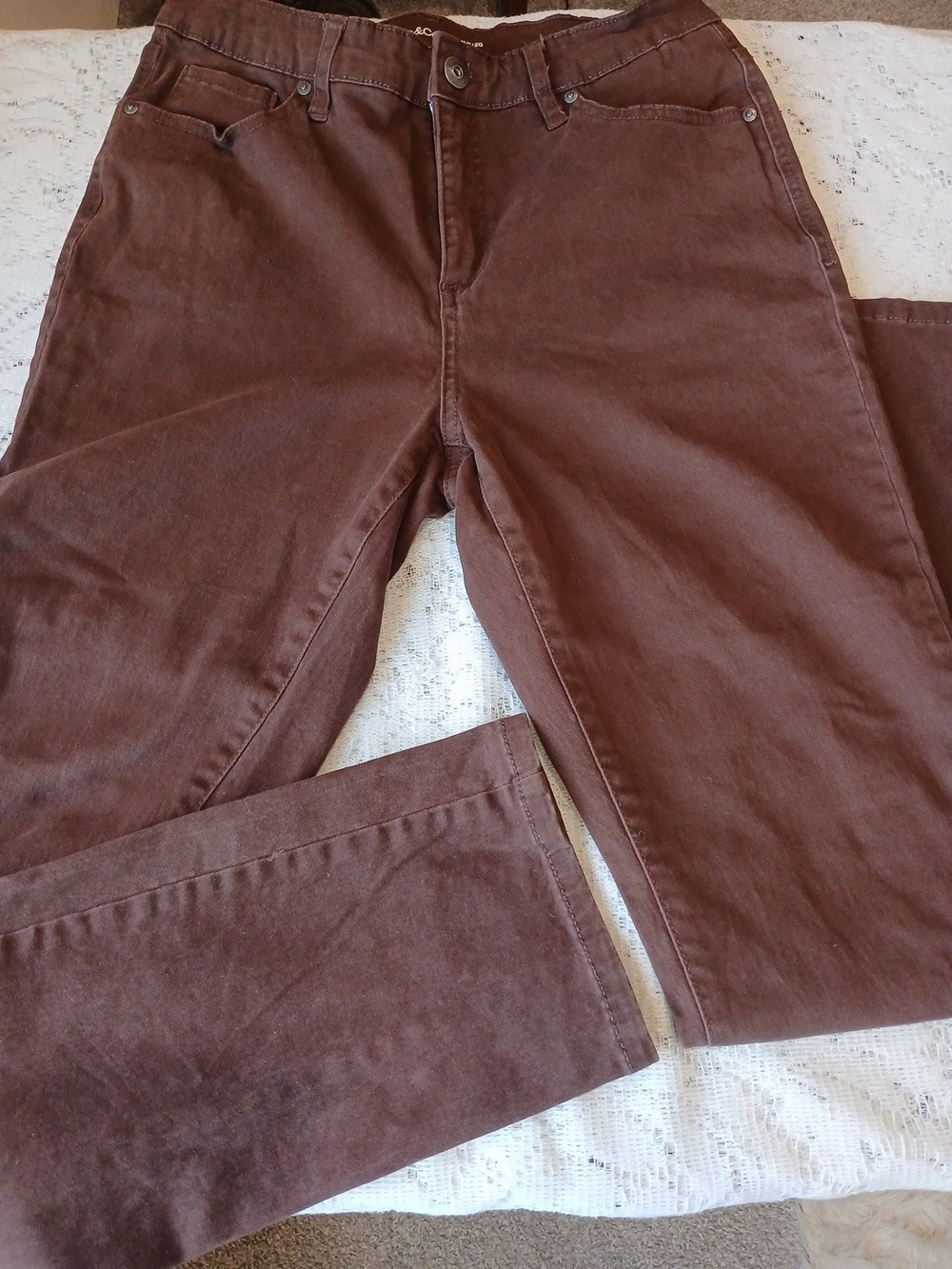Style & Co. Straight-Leg Jeans in Brown